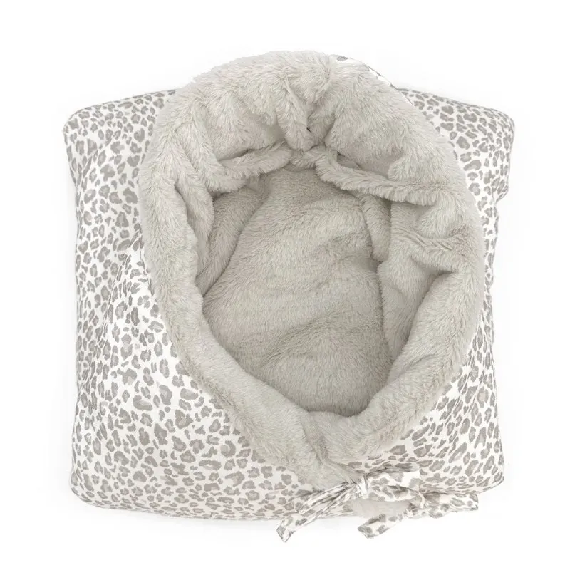 Nid d'ange HIVER Teddy Soft Print Léopard