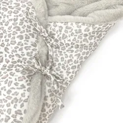 Nid d'ange HIVER Teddy Soft Print Léopard