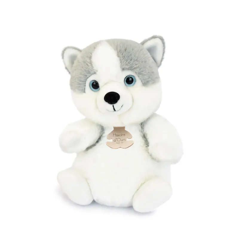 Peluche Stretch Husky - 20 cm