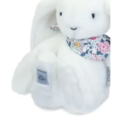 Lapin Fleurette Blanc 25 cm