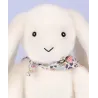 Lapin Fleurette Blanc 25 cm