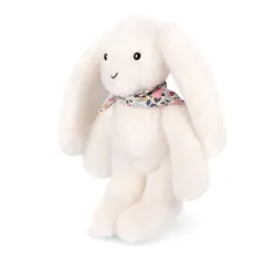 Lapin Fleurette Blanc 25 cm