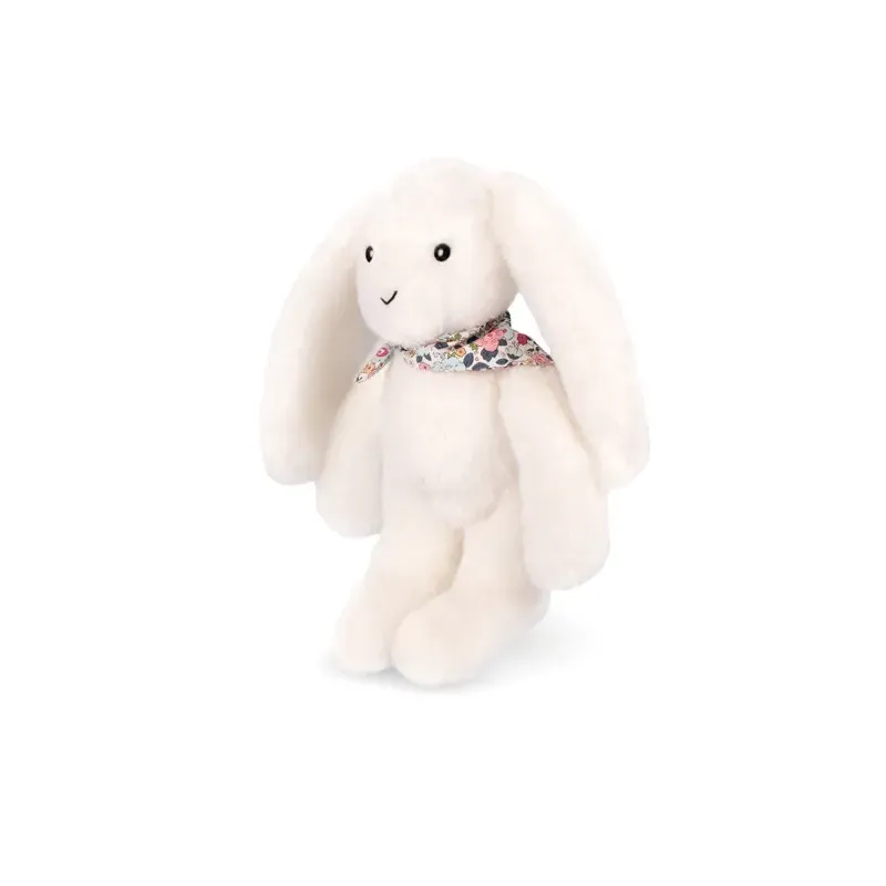 Lapin Fleurette Blanc 25 cm