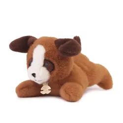 Peluche Chien Marron - 22 cm