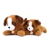 Peluche Chien Marron - 22 cm