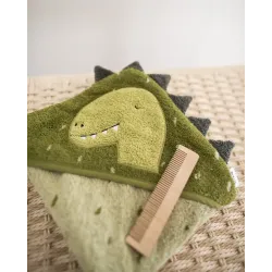 Cape de bain Mr Dino (75 x 75 cm)