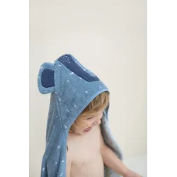 Cape de bain Mrs Eléphant  (75 x 75 cm)