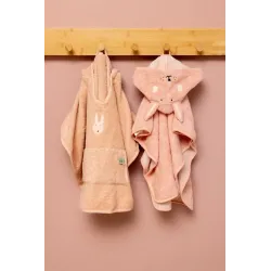 Cape de bain Mrs Lapin  (75 x 75 cm)