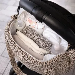 Sac à langer Middle - Léopard Beige