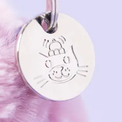 Blossom Thistlepop Bunny Bag Charm