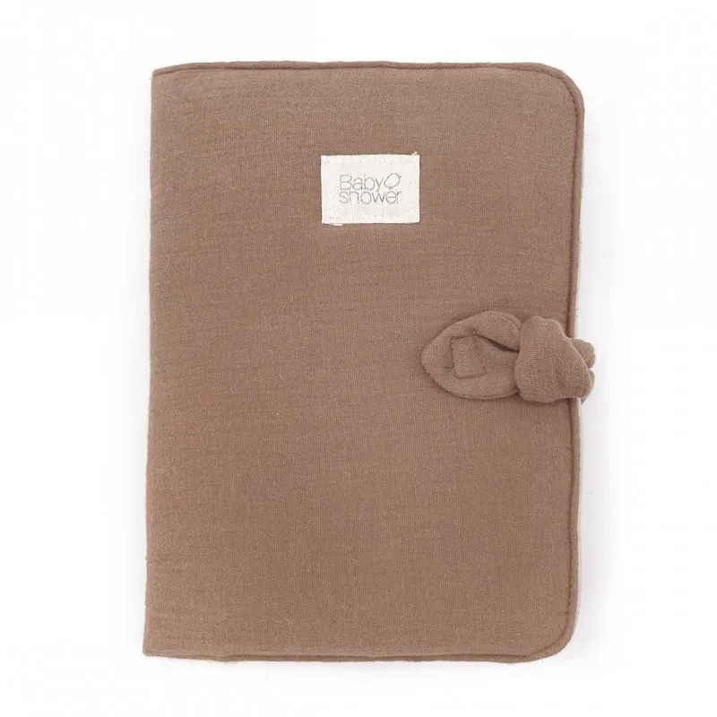Protège carnet de santé Knot Caramel Glacé