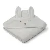 Cape de bain ALBERT Lapin Gris (70 x 70 cm)