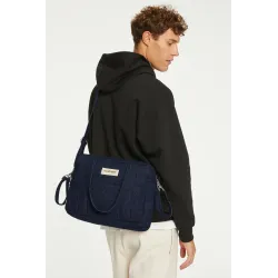 Mini Darcy L'anti Sac à langer Denim Brut recyclé