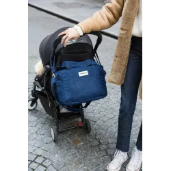 Mini Darcy L'anti Sac à langer Denim Brut recyclé