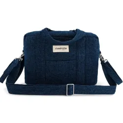 Mini Darcy L'anti Sac à langer Denim Brut recyclé