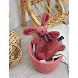 Doudou Lapin Bois de Rose Dorlotin