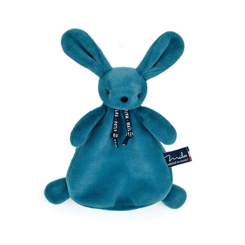 Doudou Lapin Bleu Minéral Dorlotin