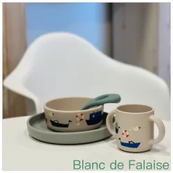 Set repas en Silicone Vivi Sailling Sandy