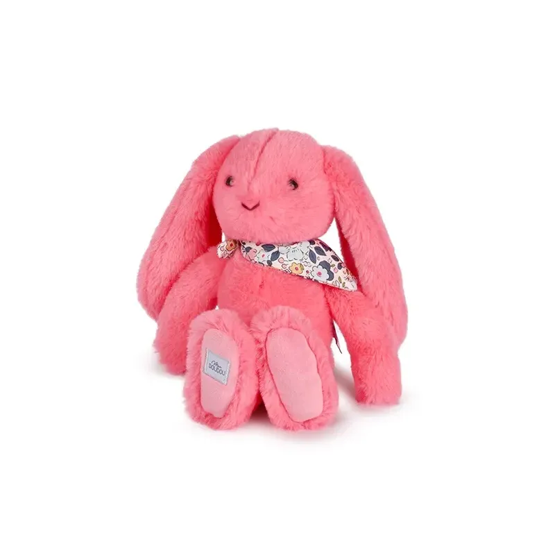 Lapin Fleurette Corail 25 cm