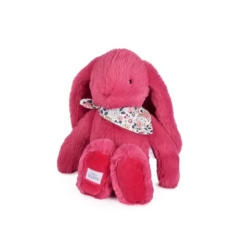 Lapin Fleurette Fuchsia 35 cm