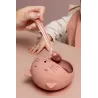 Lot de 3 cuillères en silicone (1er âge) Mrs Chat