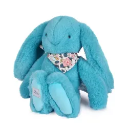 Lapin Fleurette Turquoise 25 cm