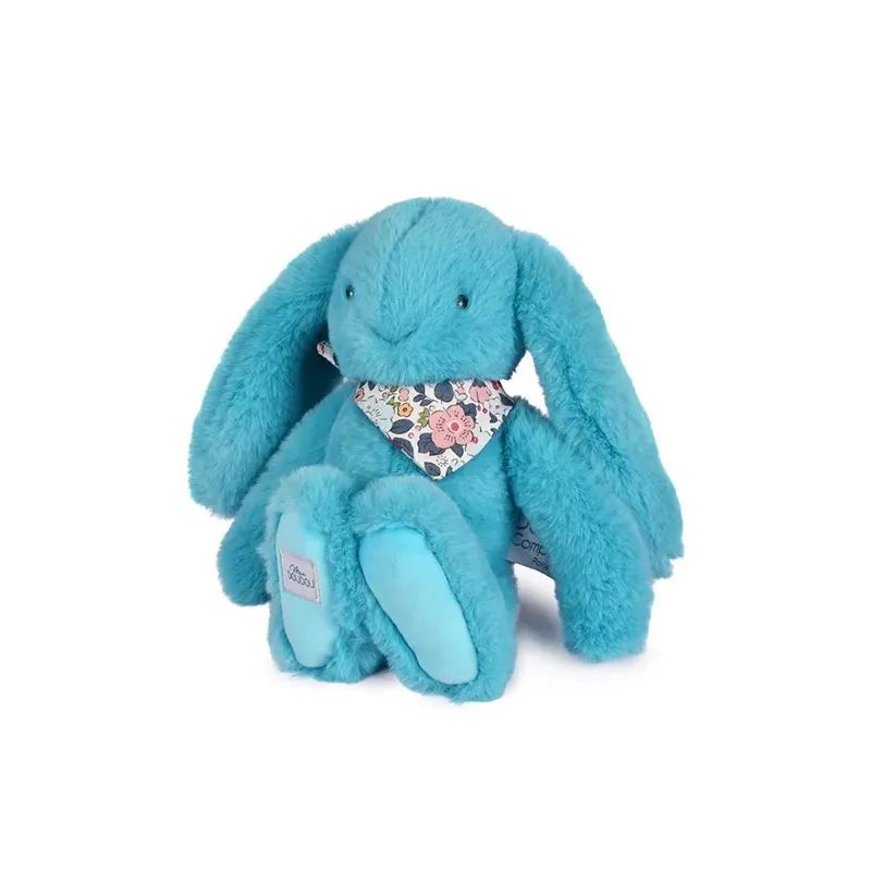 Lapin Fleurette Turquoise 25 cm