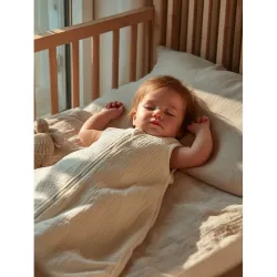 Gigoteuse ETE en gaze de coton Ivory Powder
