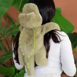 Peluche Lestée Podcoll - Crocodile - 50 cm