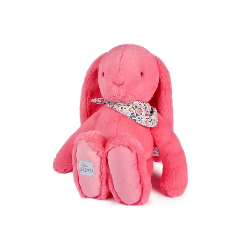 Lapin Fleurette Corail 50 cm