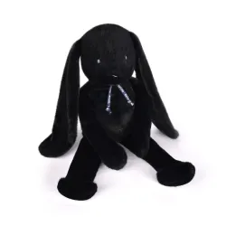 Lapin Méloé 37 cm Noir