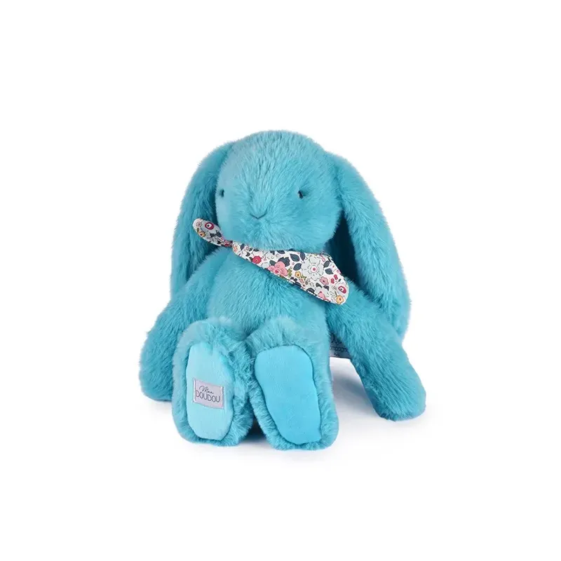 Lapin Fleurette Turquoise 35 cm