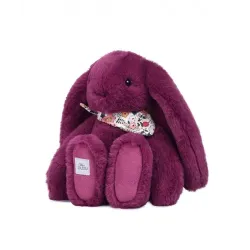 Lapin Fleurette Prune 25 cm