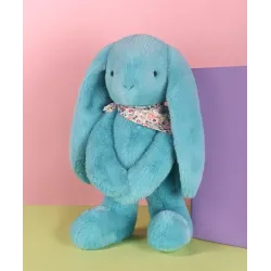 Lapin Fleurette Turquoise 50 cm