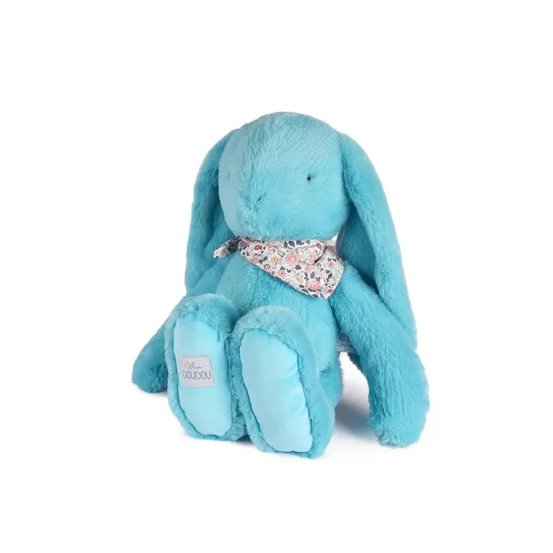Lapin Fleurette Turquoise 50 cm