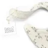 Bavoir Naissance Gaze de coton Olive Bloom