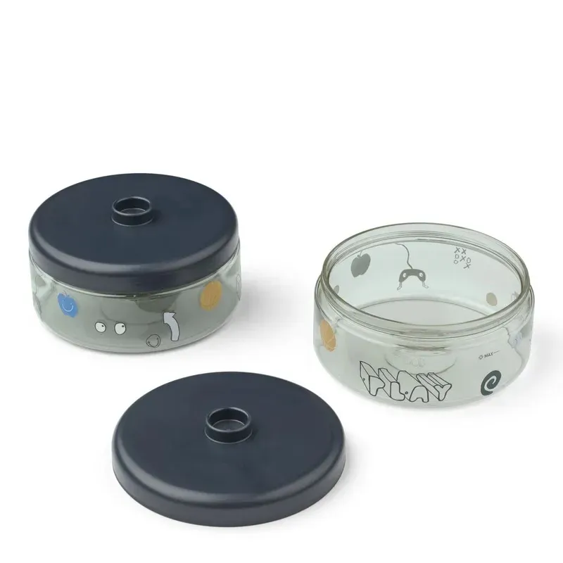 Lot de 2 Boites Alimentaires pour bébé Dominique - Play Dusty Peppermint