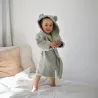 Peignoir enfant à capuche Moss