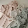 Peignoir enfant à capuche Fog