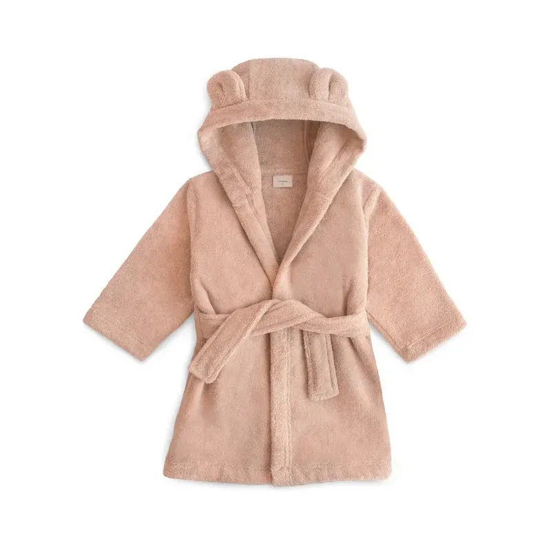 Peignoir enfant à capuche Blush