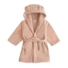 Peignoir enfant à capuche Blush