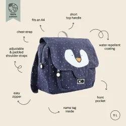 Cartable Mr Pingouin