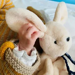 Doudou Lapin Beige Dorlotin