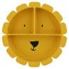 Assiette silicone compartimentée à ventouse Mr Lion
