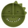 Assiette silicone compartimentée à ventouse Mr Dino