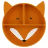 Assiette silicone compartimentée à ventouse Mr Renard