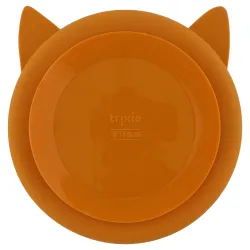 Assiette silicone compartimentée à ventouse Mr Renard