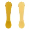Lot de 2 cuillères en silicone (1er âge) Mr Lion