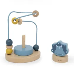 Jeu de perles en bois Mr Tricératops