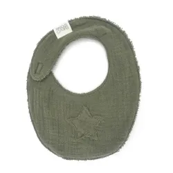Bavoir Naissance Gaze de coton Jungle